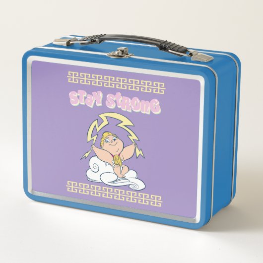 Baby Hercules - Stay Strong Metal Lunch Box (Voorkant)