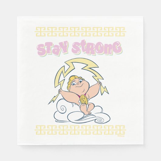 Baby Hercules - Stay Strong Napkins Servet (Voorkant)