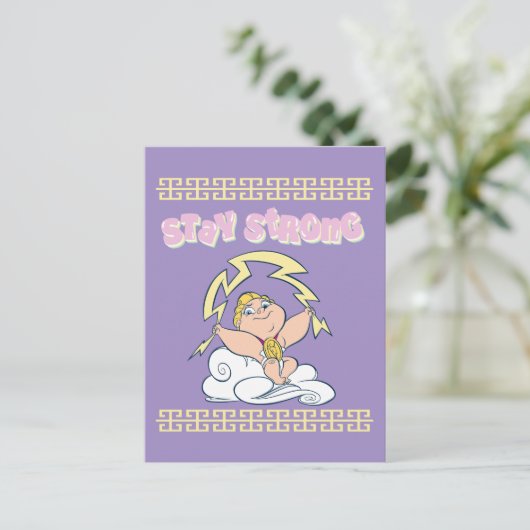 Baby Hercules - Stay Strong Postcard Briefkaart (Staand voorkant)