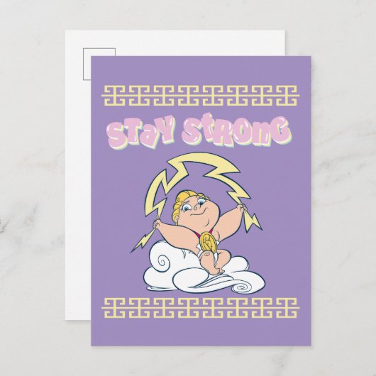 Baby Hercules - Stay Strong Postcard Briefkaart (Voorkant / Achterkant)
