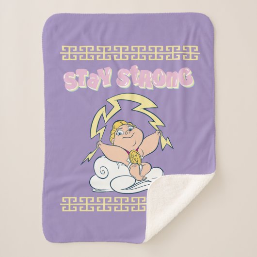 Baby Hercules - Stay Strong Sherpa Blanket Sherpa Deken (Voorkant)