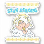 Baby Hercules - Stay Strong Sticker (Voorkant)
