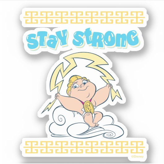 Baby Hercules - Stay Strong Sticker (Voorkant)