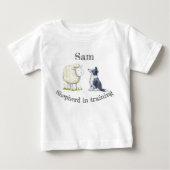 Baby herder, schaap en herdershond Babygrow (Voorkant)