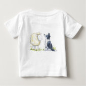 Baby herder, schaap en herdershond Babygrow (Achterkant)