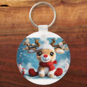 Baby hert kerst sleutelhanger (Voorkant)