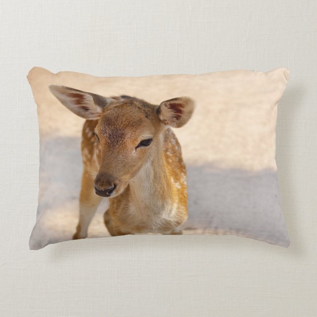Baby Herten Accent Kussen (Voorkant)