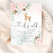 Baby herten Baby, het is koud buiten baby shower Kaart