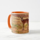  Baby Herten Fawn Art Mok Cup (Voorkant links)