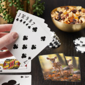 Baby Herten Fawn Forest Foto Pokerkaarten (Insitu)