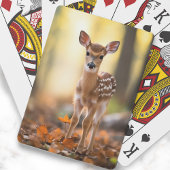 Baby Herten Fawn Forest Foto Pokerkaarten