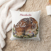 Baby Herten Meisjes Gepersonaliseerd Kussen (Deken)