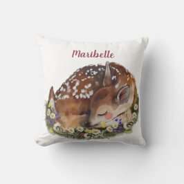 Baby Herten Meisjes Gepersonaliseerd Kussen