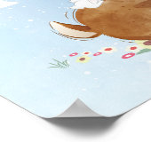 Baby herten met een poster van baby bundels (Hoek)