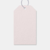 Baby Herten met gewei en bloemen feest dank u Cadeaulabel (Achterkant)