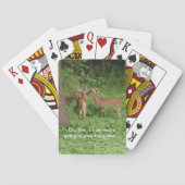 Baby Herten Quote Gezegde Speelkaarten (Achterkant)