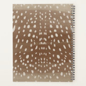 Baby Hertenvlekken Dierenprint Patroon Planner (Achterkant)