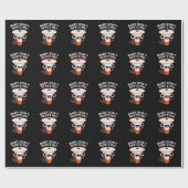 Baby Hertz me Funny Sound Pun Dark BG Cadeaupapier (Vlak)