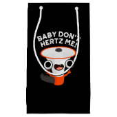 Baby Hertz me Funny Sound Pun Dark BG Klein Cadeauzakje (Voorkant)