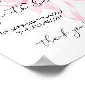 Baby Het Cold Bow-Baby shower adresseert een envel Poster (Hoek)