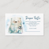 Baby Het is buiten de luierspoeling koud Informatiekaartje (Voorkant)