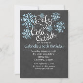 Baby Het is buiten de uitnodiging om koud (Voorkant)