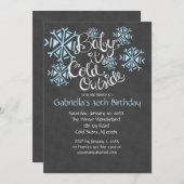 Baby Het is buiten de uitnodiging om koud (Voorkant / Achterkant)