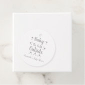 Baby Het is buiten koud Bedankjes Labels (In situ)