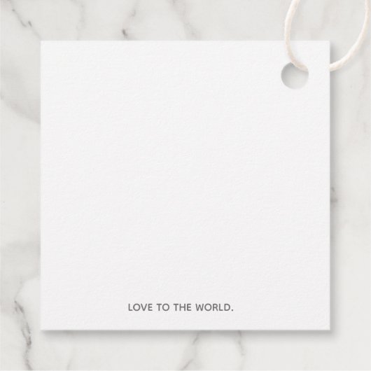 Baby het is buiten koud bedankjes labels (Achterkant)