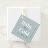 Baby het is buiten koud bedankjes labels (In situ)