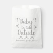 Baby Het is buiten koud Bedankzakje (Voorkant)