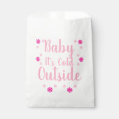 Baby Het is buiten koud Bedankzakje (Voorkant)