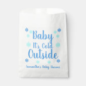 Baby Het is buiten koud Bedankzakje (Voorkant)
