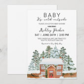 Baby het is buiten koud kaart (Voorkant / Achterkant)