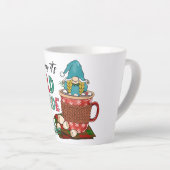 Baby Het is buiten koud | Kerstgnoom Latte Mok (Rechterhoek)