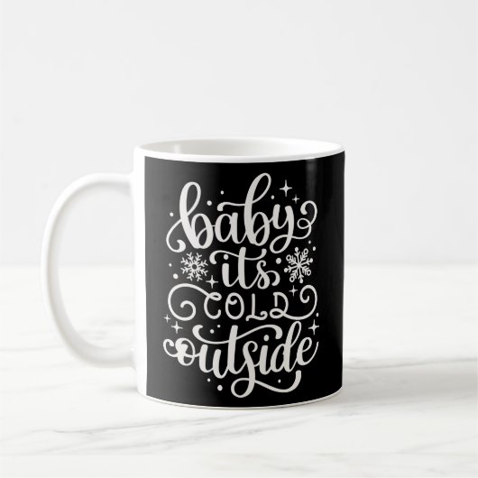 Baby Het is buiten koud Koffiemok (Links)