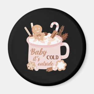 Baby Het is buiten koud Magneet