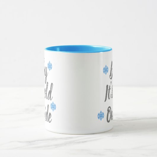 Baby Het is buiten koud Mok (Midden)