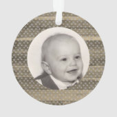 Baby Het is buiten koud Ornament (achterkant)