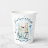 Baby Het is buiten koud Papieren Bekers (Voorkant)