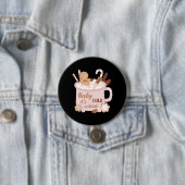 Baby Het is buiten koud Ronde Button 7,6 Cm (In situ)