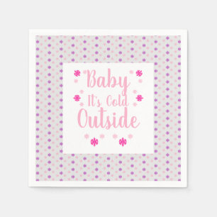 Baby Het is buiten koud Servet