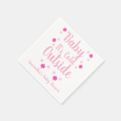 Baby Het is buiten koud Servet (Hoek)