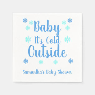 Baby Het is buiten koud Servet