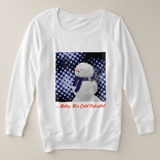 ...Baby Het is buiten koud! T-shirt (Design voorkant)