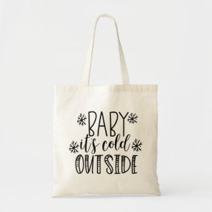 Baby Het is buiten koud Tote Bag