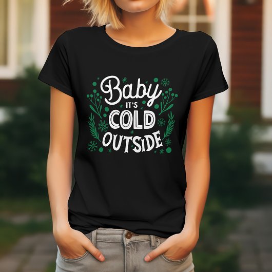 Baby Het is buiten koud Tri-Blend Shirt