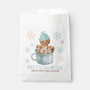 Baby Het is Cold Cookie & Cocoa Boy Baby shower Bedankzakje