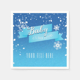 Baby het is Cold Outside Holiday Kerstmis Napkins Servetten