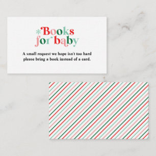 Baby het is Cold Retro Baby shower Boek Aanvraag Informatiekaartje